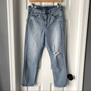 Gap high rise cigarette jeans - 29